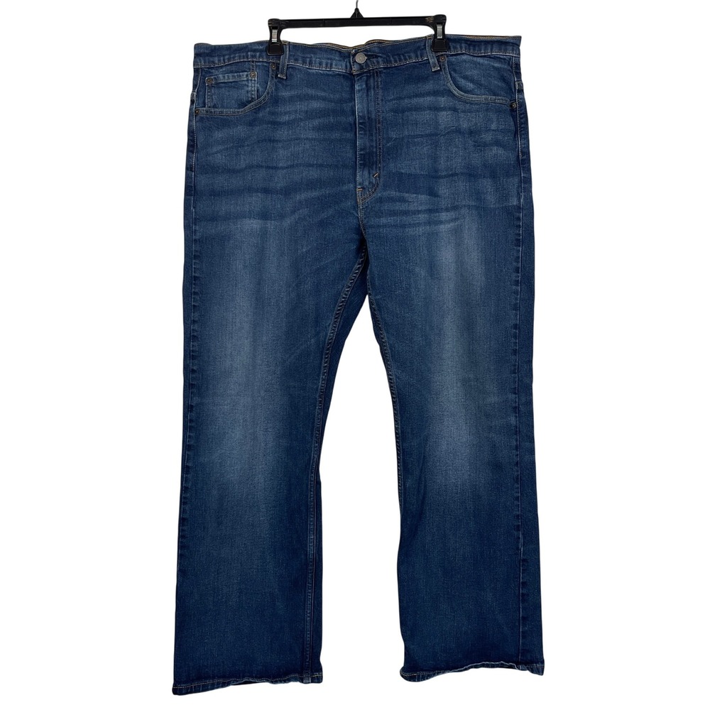 Levis 541 Athletic Fit Taper‎ 44x30 Cotton Stretch Medium Wash Denim Blue Jeans